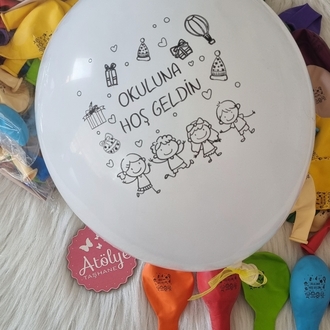 Okuluna Hoşgeldin Balon