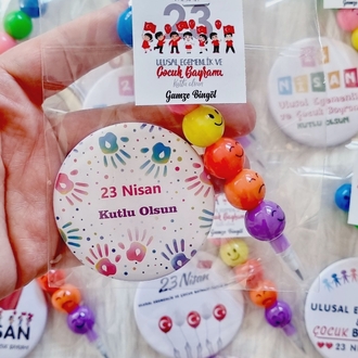 58 mm Rozet ve Emoji Kalem