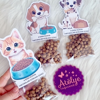 Kedi - Köpek Maması Özel Kesim Kart