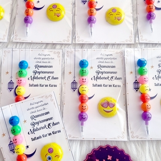 Emoji Çikolatalı Kalem