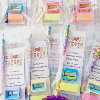 Kalem, Silgi ve Defter Set