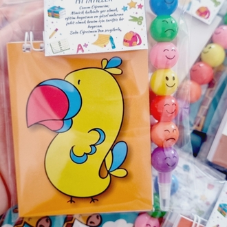 Emoji Kurşun Kalem ve Defter