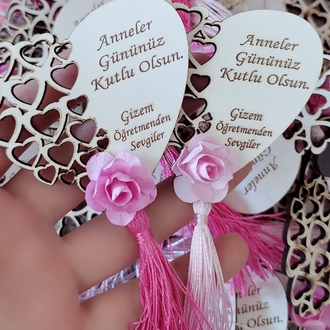 Ahşap Kalp Magnet