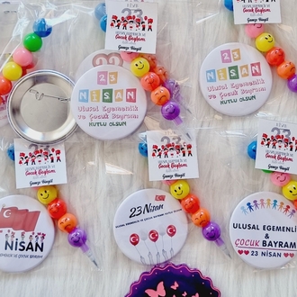58 mm Rozet ve Emoji Kalem