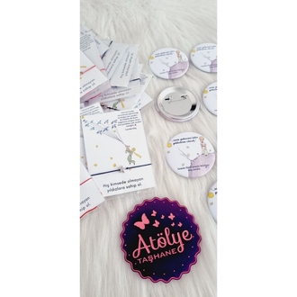 Okuluna Hoşgeldin Rozet ve Bileklik Set