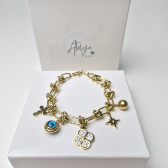 Nazarlı charm bileklik
