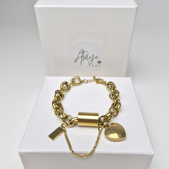 Kalp charm vip bileklik