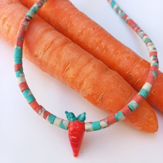 Carrot necklace