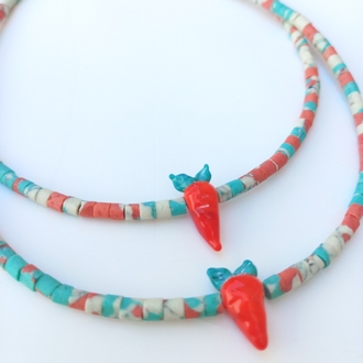 Carrot necklace