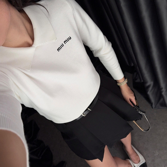 Miu Miu Polo Yaka Kazak