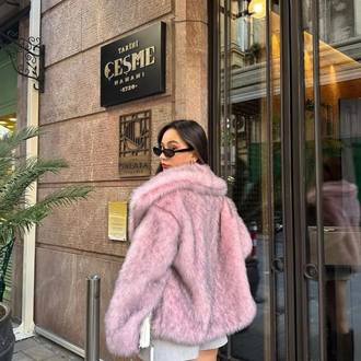 Pembe Lolita Kürk Premium
