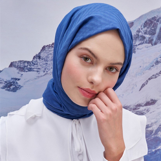 Fasone Modal Jakar Şal - İndigo 
