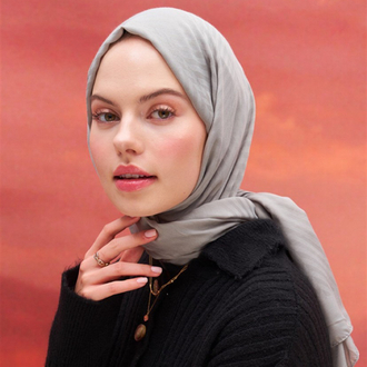 Fasone Modal Jakar Şal - Light Grey 