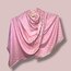 Lux İthal Marka Kaşmir İpek Şal - Soft Pembe 