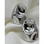 Silver Geometrik Küpe
