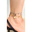 Yonca model silver/gold halhal
