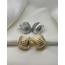 Hailey Tırtıklı Küpe(Gold/Silver)
