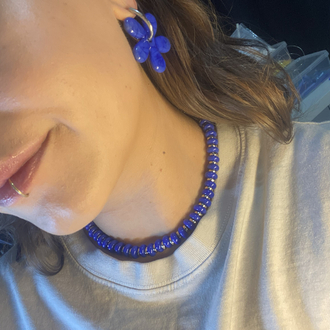 Deep Blue Daisy