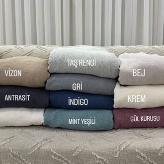 3+3+1+1 VİZON RENGİ BOHEM KUMAŞ