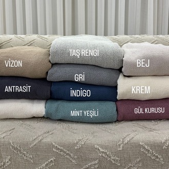 3+3+1+1 İNDİGO BOHEM KUMAŞ