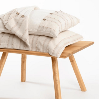 Ecocotton Delfin Pamuk Keten Çift Kişilik Terra Nevresim Takımı