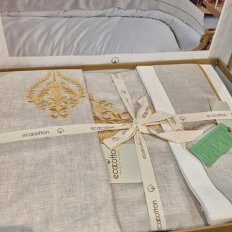 Ecocotton Organik Pamuk Çift Kişilik Nevresim Takımı - Hanzade