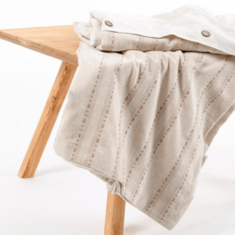 Ecocotton Delfin Pamuk Keten Çift Kişilik Terra Nevresim Takımı