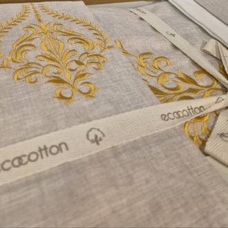 Ecocotton Organik Pamuk Çift Kişilik Nevresim Takımı - Hanzade