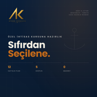 SIFIRDAN SEÇİLENE - ÖZEL İHTİSAS KURSLARINA HAZIRLIK REHBERİ