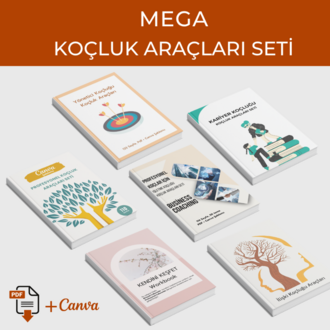 Mega Koçluk Paketi Canva Şablonu + PDF