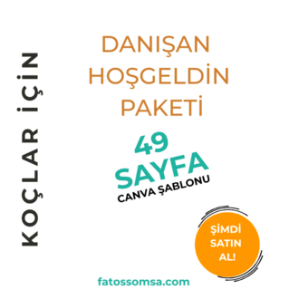 Koçlar için Danışan Hoşgeldin Paketi (Canva Şablonu + PDF)