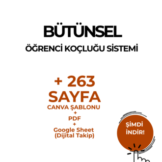 Bütünsel Öğrenci Koçluğu Canva Şablonu + PDF