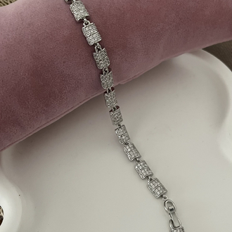 Silver zirkon taşlı bileklik