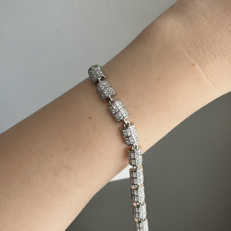 Silver zirkon taşlı bileklik