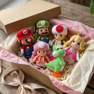 Süper Mario amigurumi tarifi seti