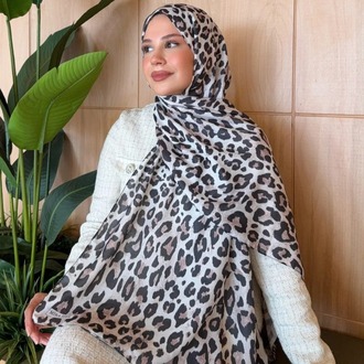 LEOPAR KREM ŞAL