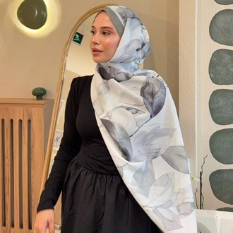 GRİ BEYAZ ŞAL