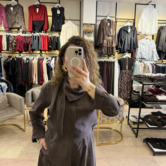 Kahve marka model tencel takım