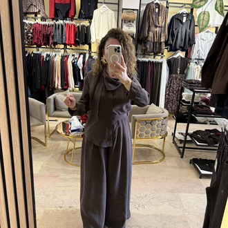 Kahve marka model tencel takım