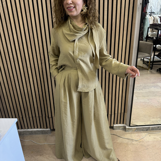  Yeşil Marka model tencel takım 