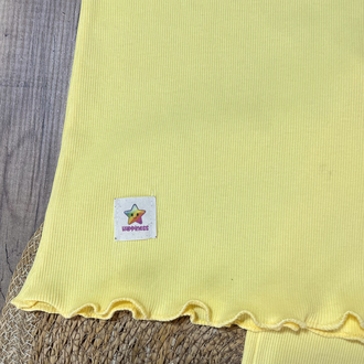 Sarı kolsuz t-shirt şort takım
