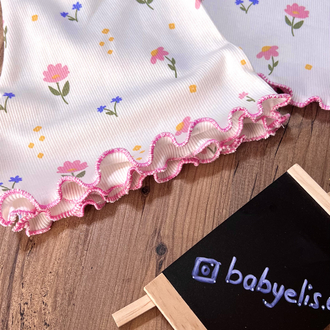 çilekli kolsuz t-shirt şort takımı