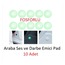 Araba ses ve darbe emici pad