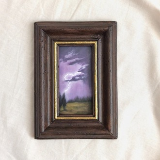 Violet Thunder | Orijinal Yağlı Boya