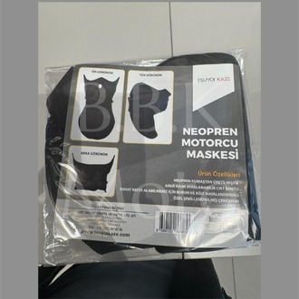 NEOPREN MOTORCU MASKESİ 