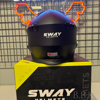 SWAY 726X TOKYO MODÜLER KASK MAT BLACK