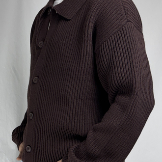 REGULAR ÖRME DÜĞMELİ FİT HIRKA