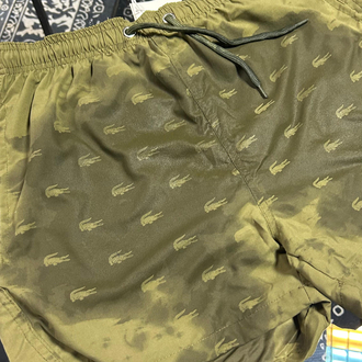 Lacoste Su Detaylı Premium Deniz Şortu
