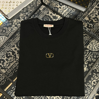 Valentino Demir Logo Premium T-shirt
