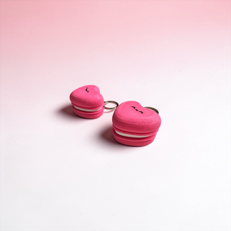 Clicker makaron anahtarlık